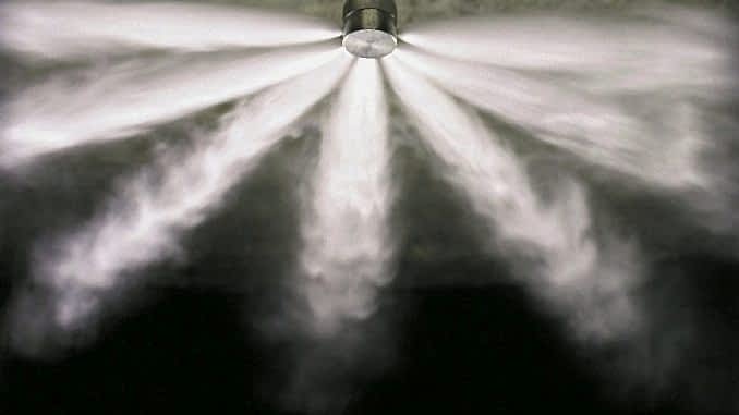 Пожаротушение тонкораспыленной водой